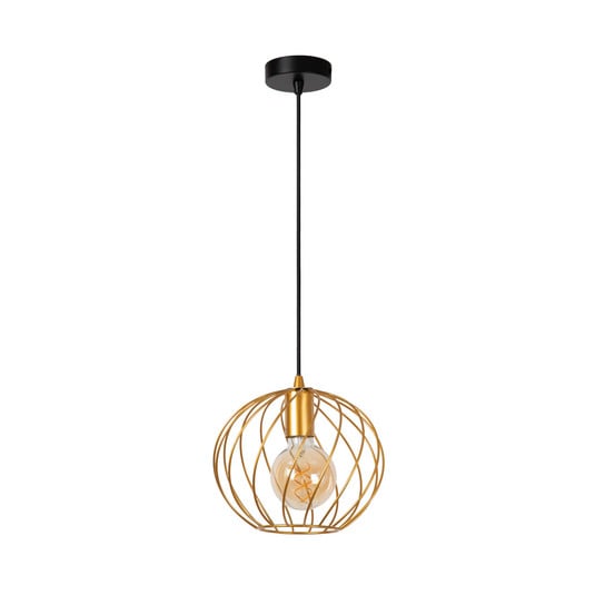 Hängeleuchte Danza, einflammig, Ø 25 cm, gold