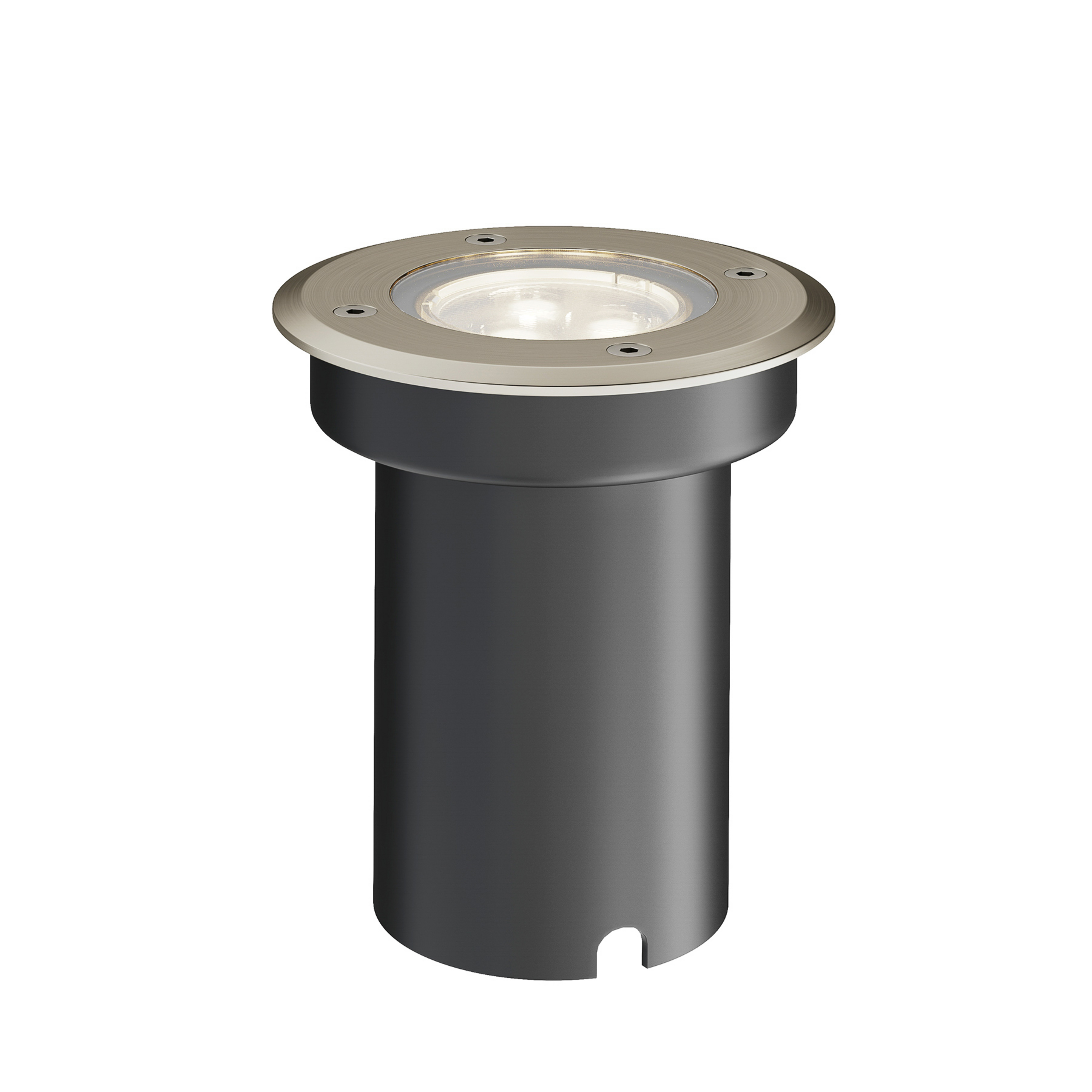 Ava Round Recessed Ground Spot IP67 Steel - Lucande