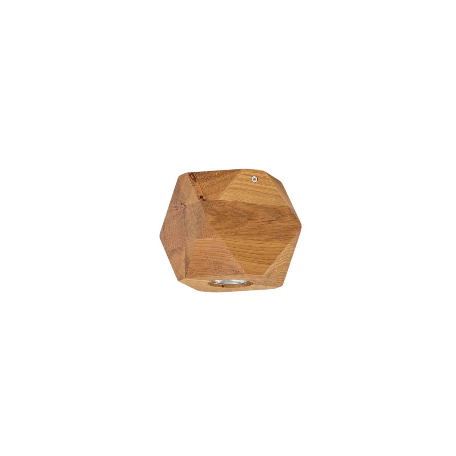 Envostar Peach Puff Deckenlampe Polyeder Holz 1flg