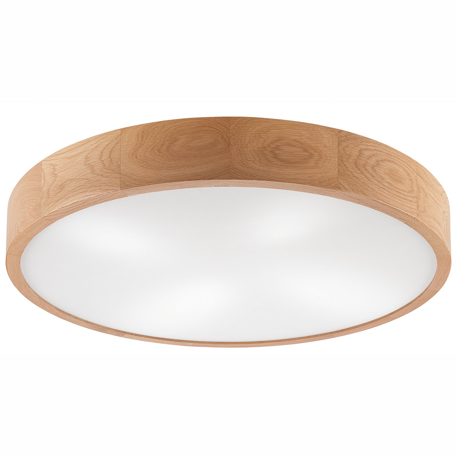 Envostar Kerio plafondlamp, Ø57,5cm, eiken naturel