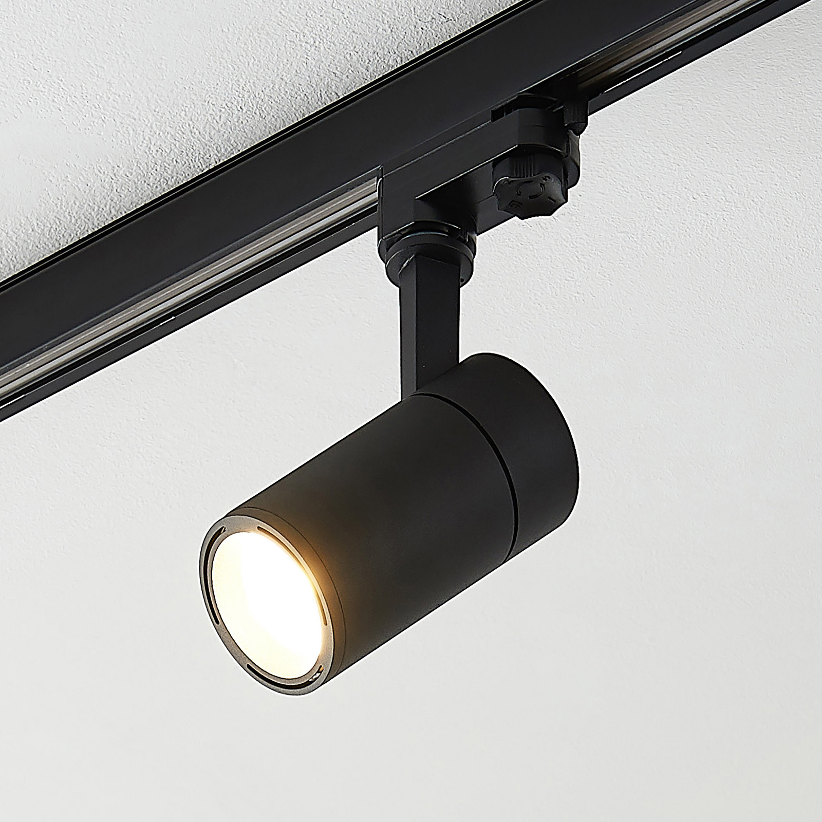 Arcchio Cady LED-skinnespot, sort 36° 12W - indendørsbelysning Arbejdsværelse