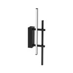 EGLO LED-Wandleuchte TREPILIANO, schwarz, Höhe 46 cm, Metall