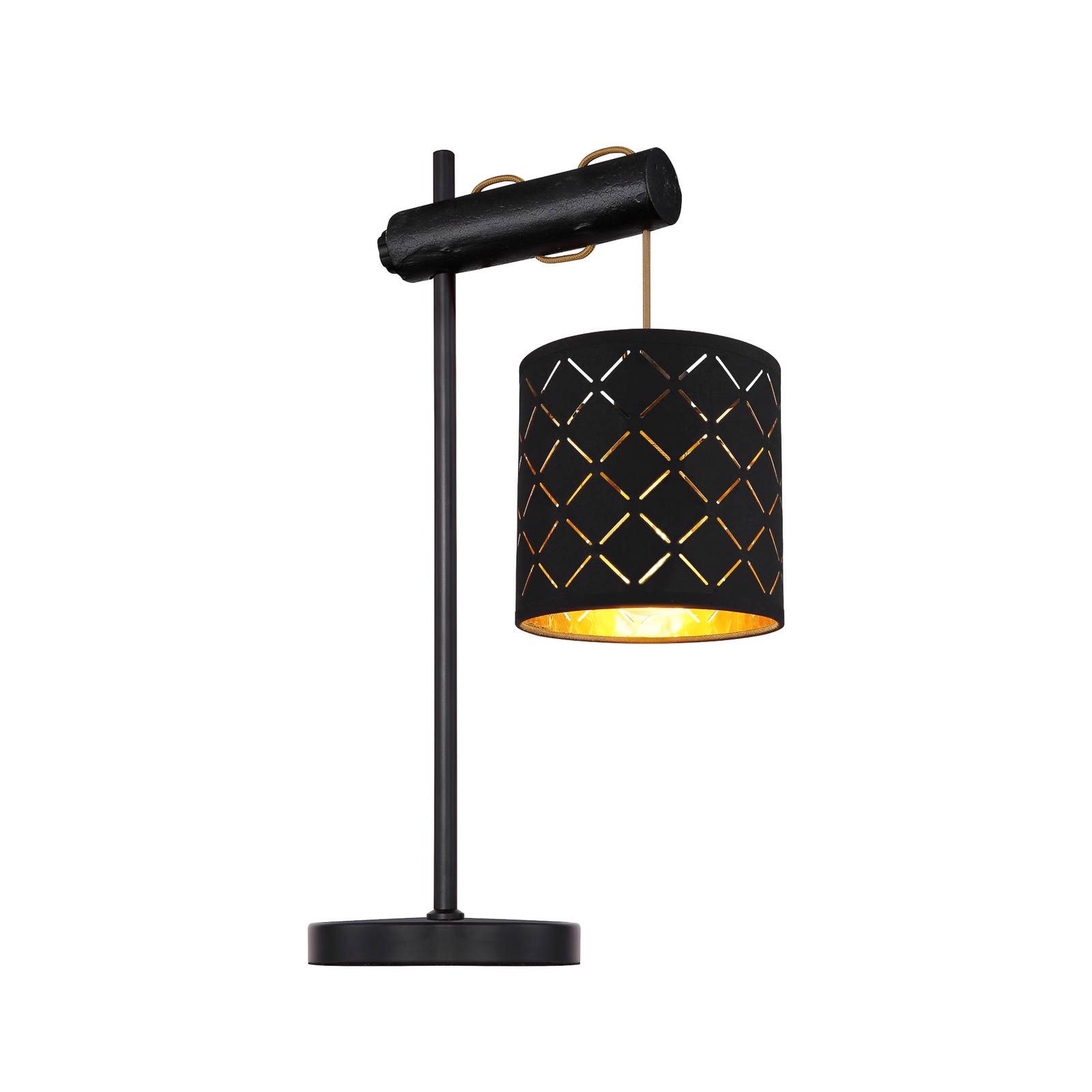 Clarke asztali lámpa textil ernyővel