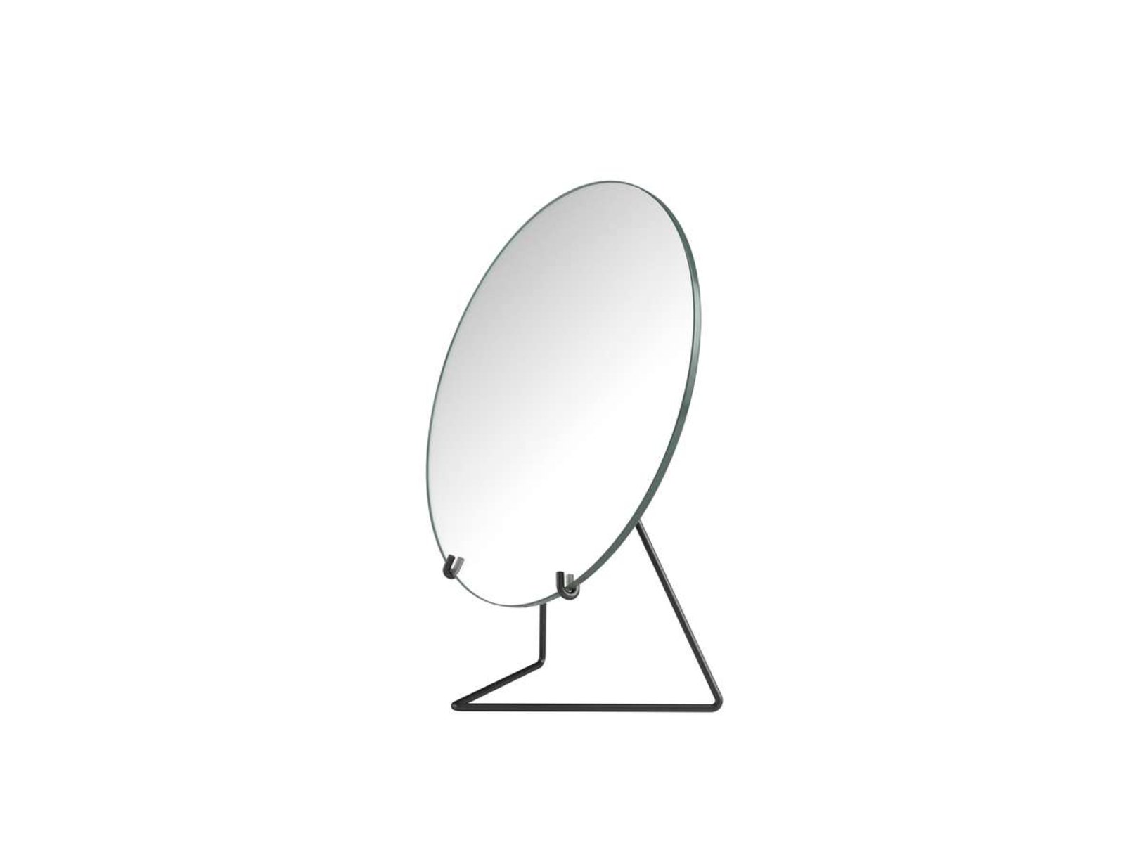 Standing Mirror Ø30 Black - Moebe