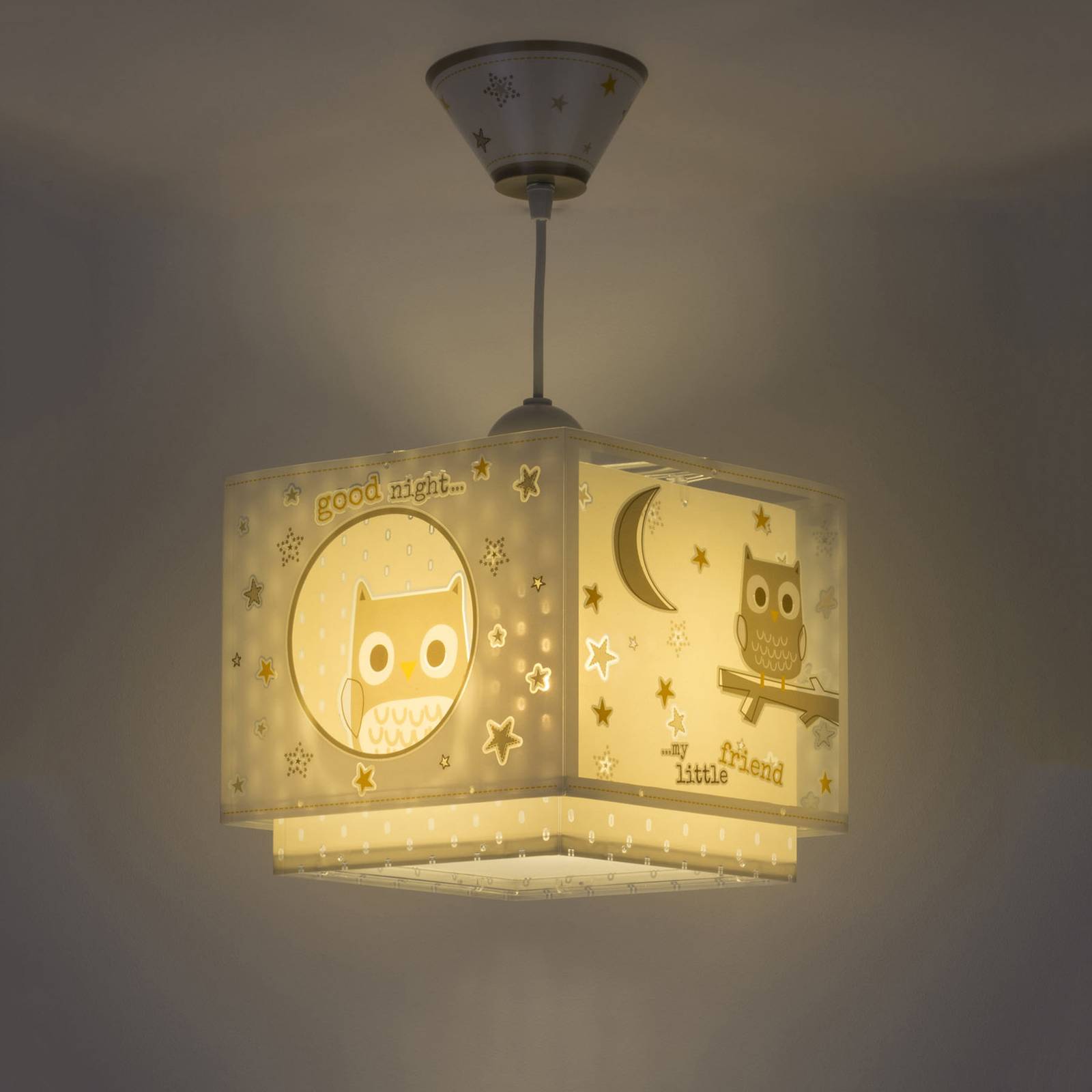 Dalber Suspension pour enfants Good Night à 1 lampe