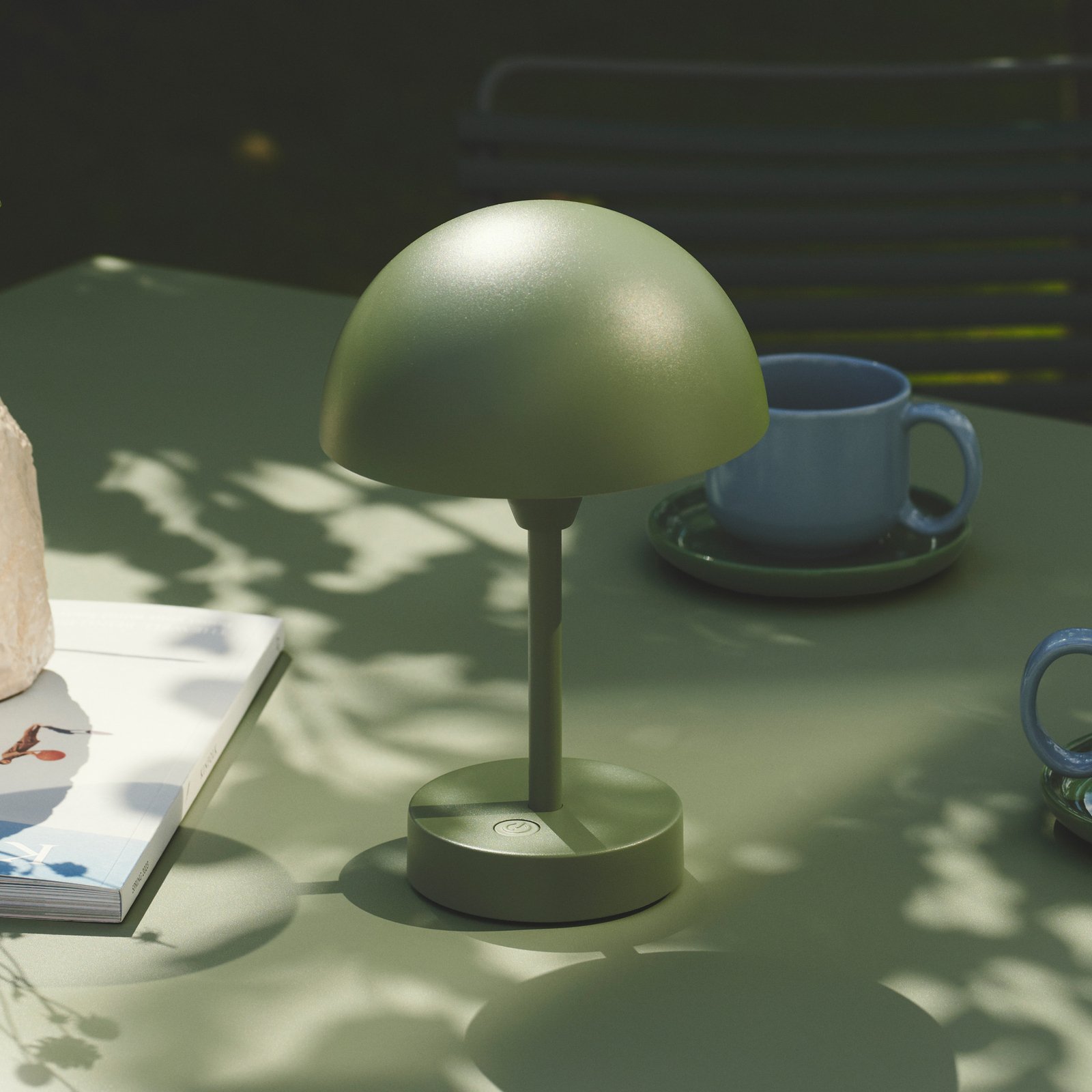 Ellen To-Go Portable Table Lamp IP44 Olive Green - Nordlux