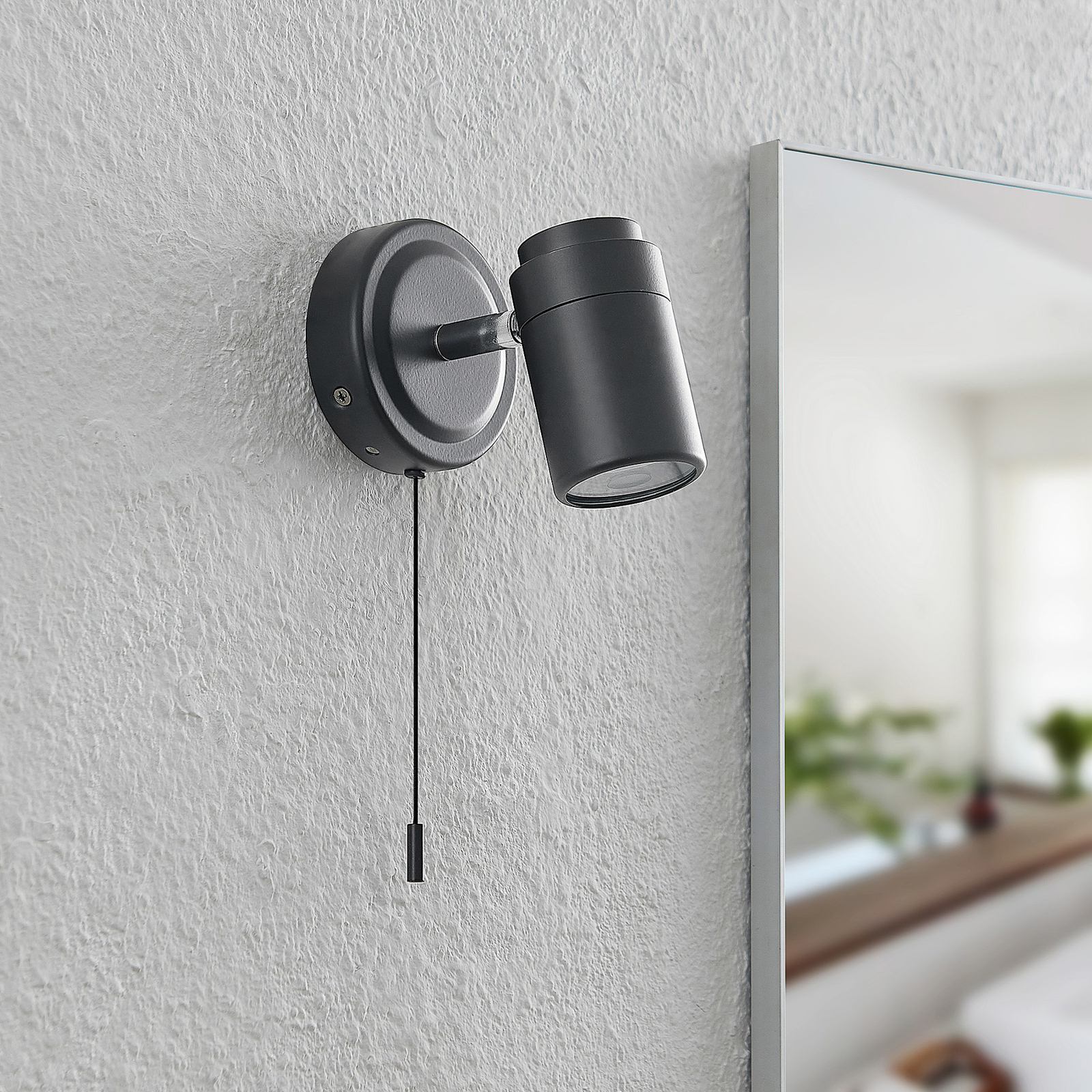Remilan Wandleuchte Black - Lindby
