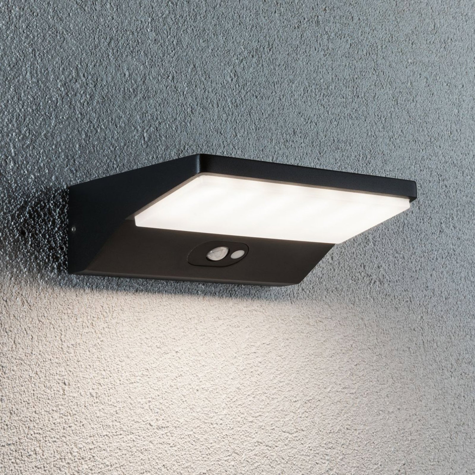 Paulmann House LED wall light, sensor depth 15 cm
