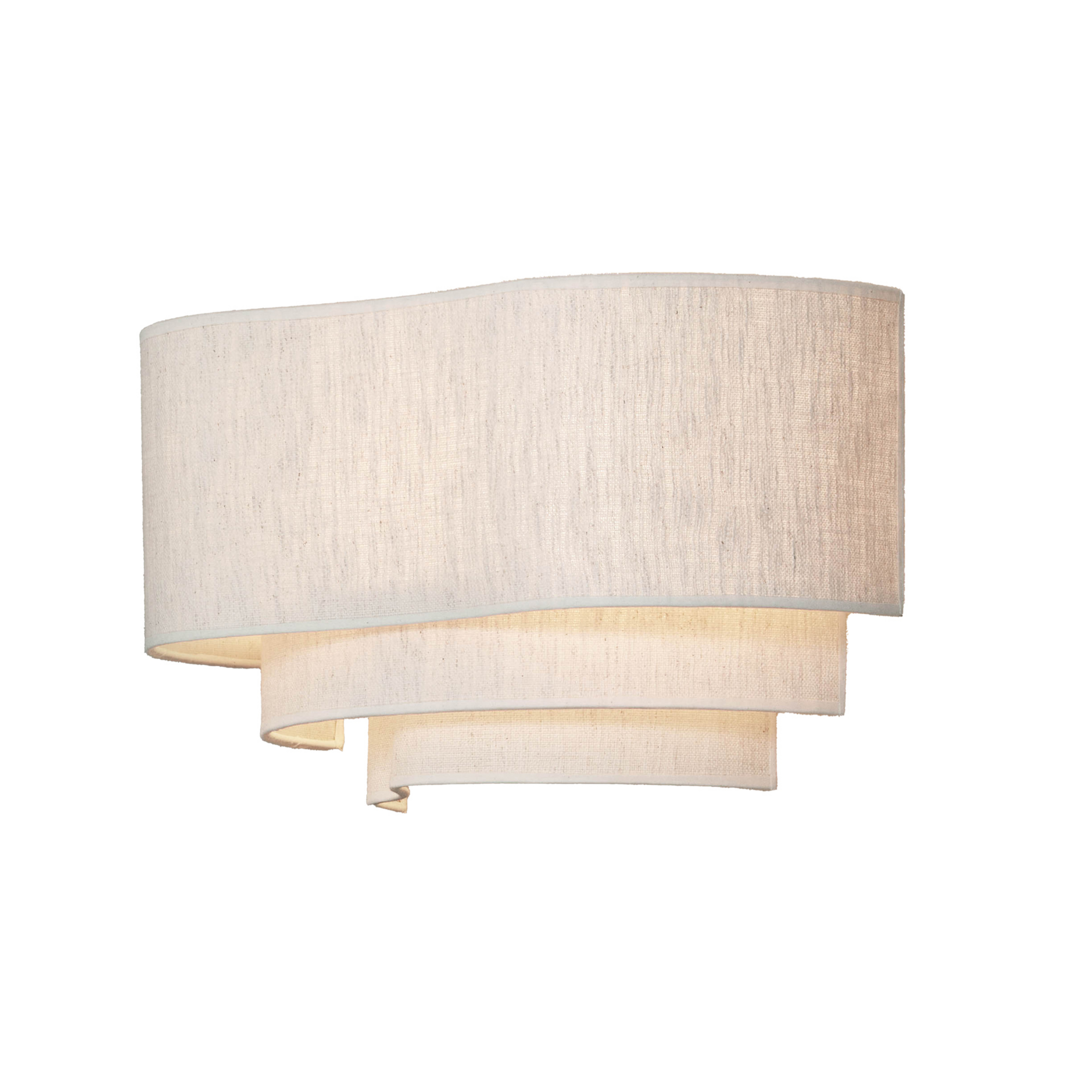 Pebble textile wall lamp, cream - MARKET SET