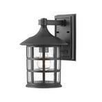 Exterior-aplique Freeport M, farol, negro