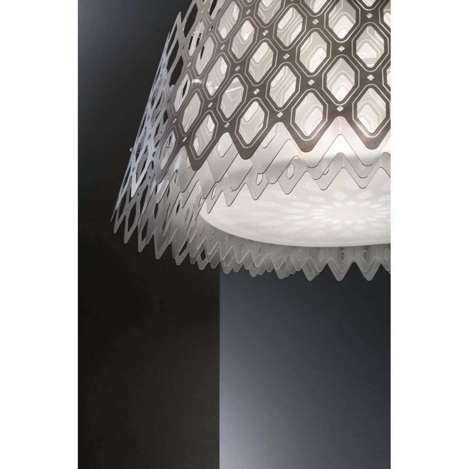 Charlotte Half Pendel White Slamp - Spisestue - Plastik