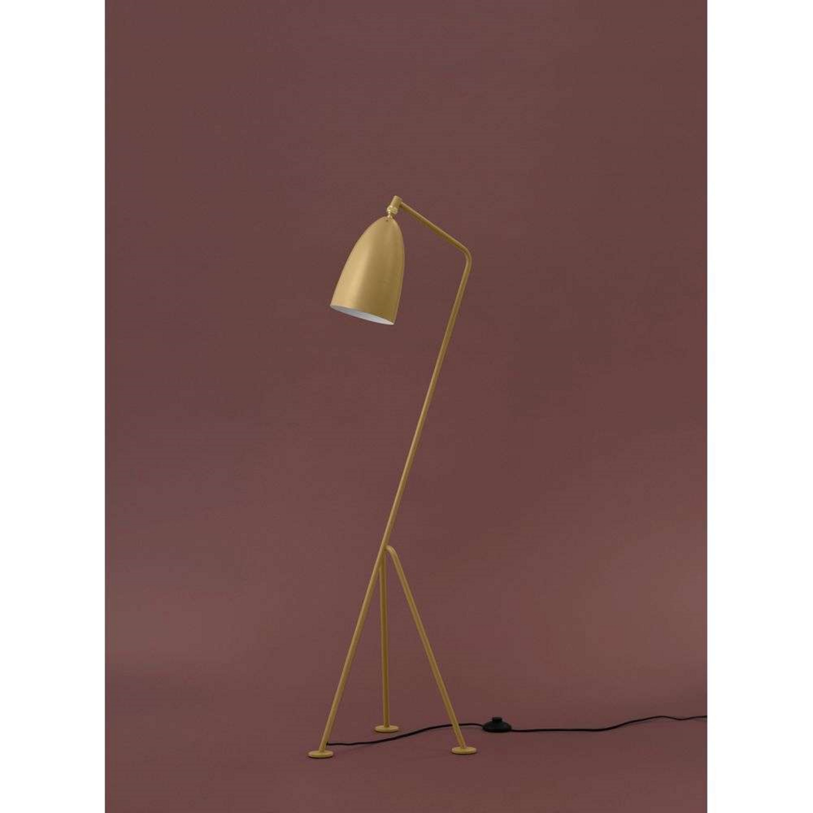 Gräshoppa Floor Lamp Olive Brown - GUBI