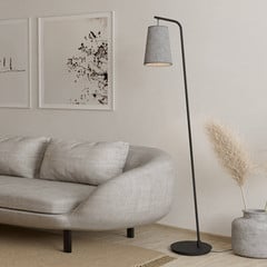 Stojacia lampa Alsager tienidlo na lampu z plsti