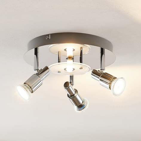 ELC Pelagia LED-taklampe, 4 lyskilder