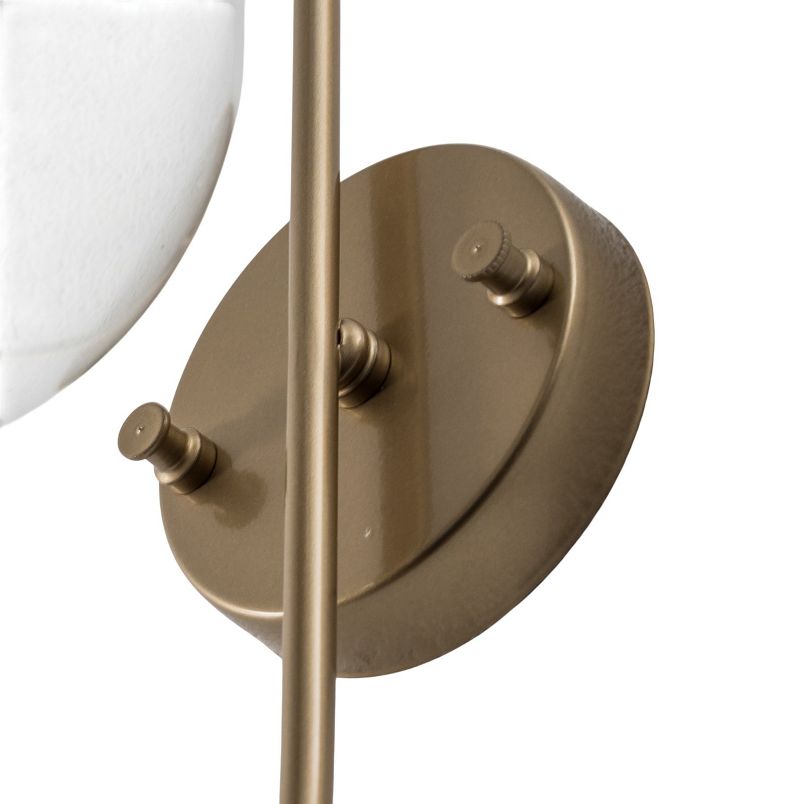 Vegglampe Jewel, gullfarget, glass, høyde 36 cm, E14