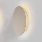 Nástenné svietidlo Escale Blade LED, sivá farba, Ø 24 cm