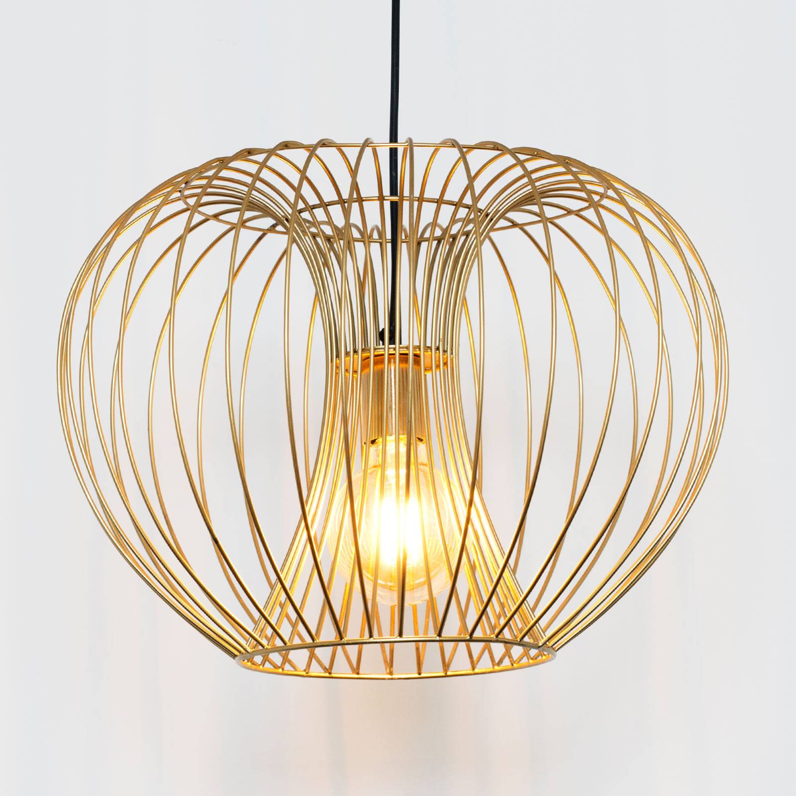 Protetto hanging light, gold, Ø 42 cm
