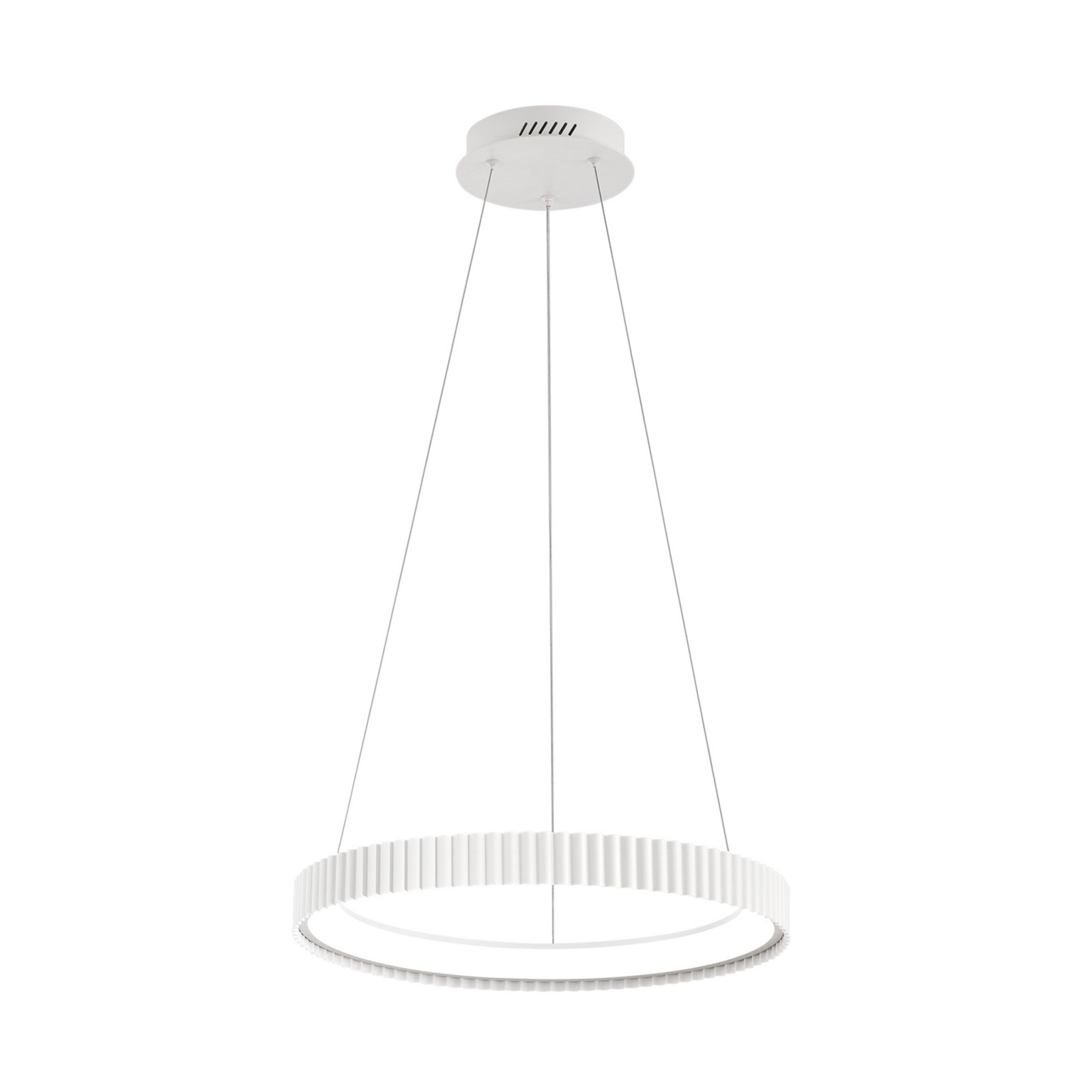 Luce Ambiente Design Lampă suspendată LED Niike albă Ø 50 cm metal CCT - Camera de zi / sufragerie - Modern