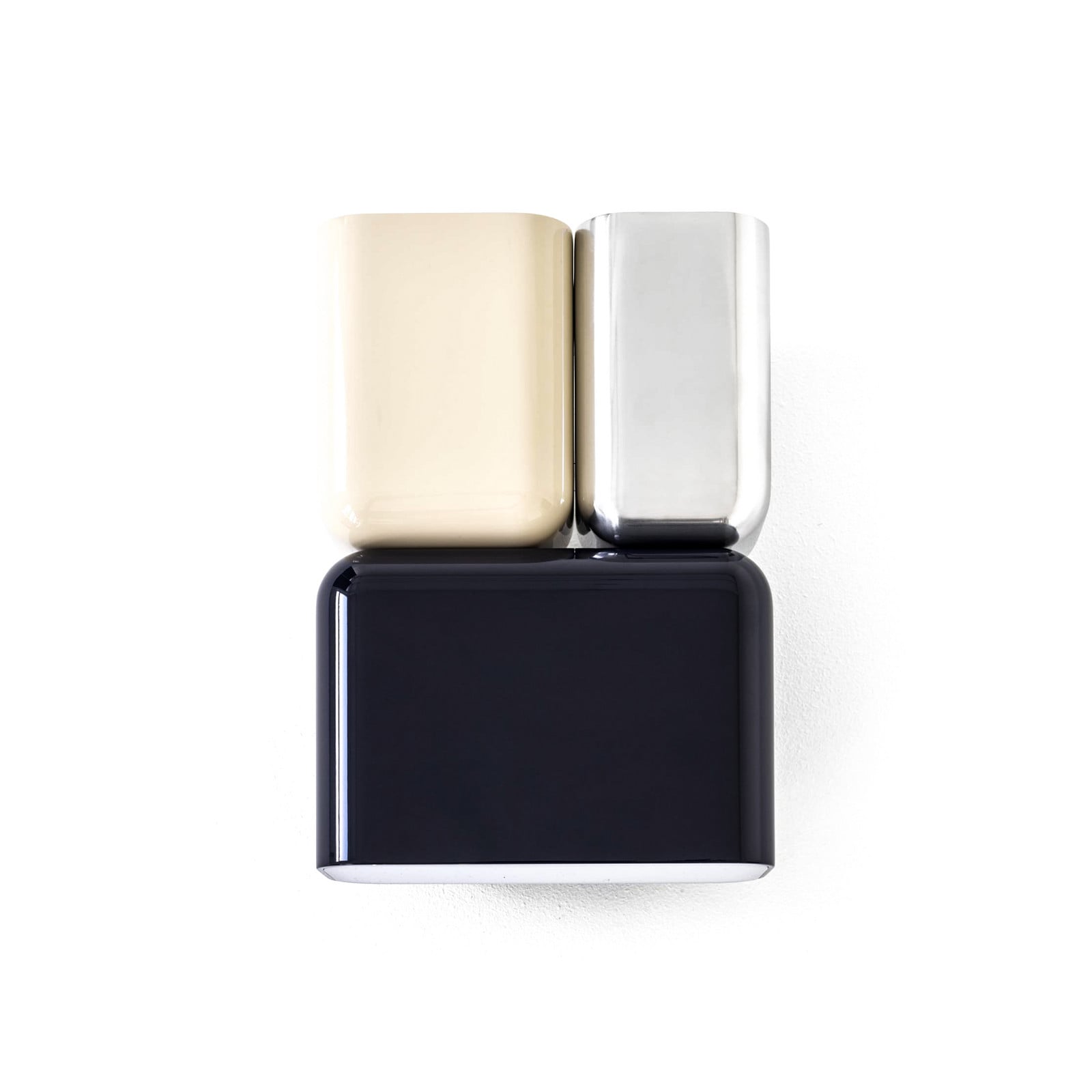 Tabata LN10 væglampe Deep Blue/Ivory &Tradition - Stue - Design - Aluminium - Med flere lyskilder