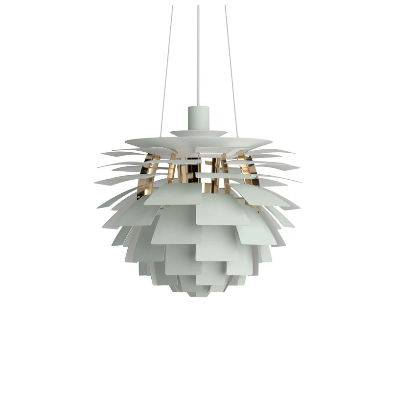 Louis Poulsen – PH Artichoke Hängelampe grün/messing 48 cm