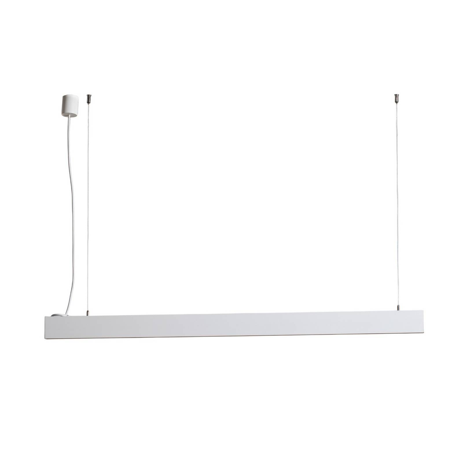 LED-Hängeleuchte Luxe, weiß, Länge 112,5 cm, Metall, 4.000 K