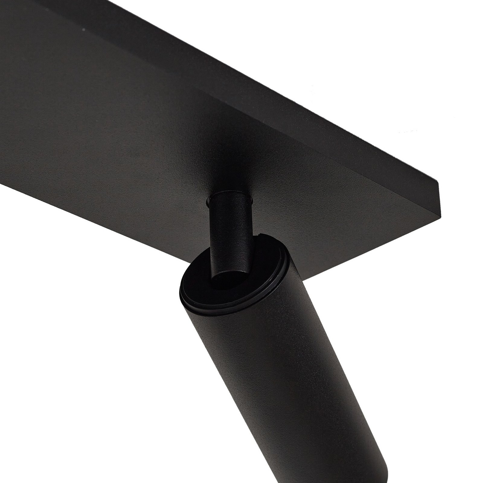 Arcchio Brinja Slim ceiling spotlight, black, 2-bulb GU10 MR11