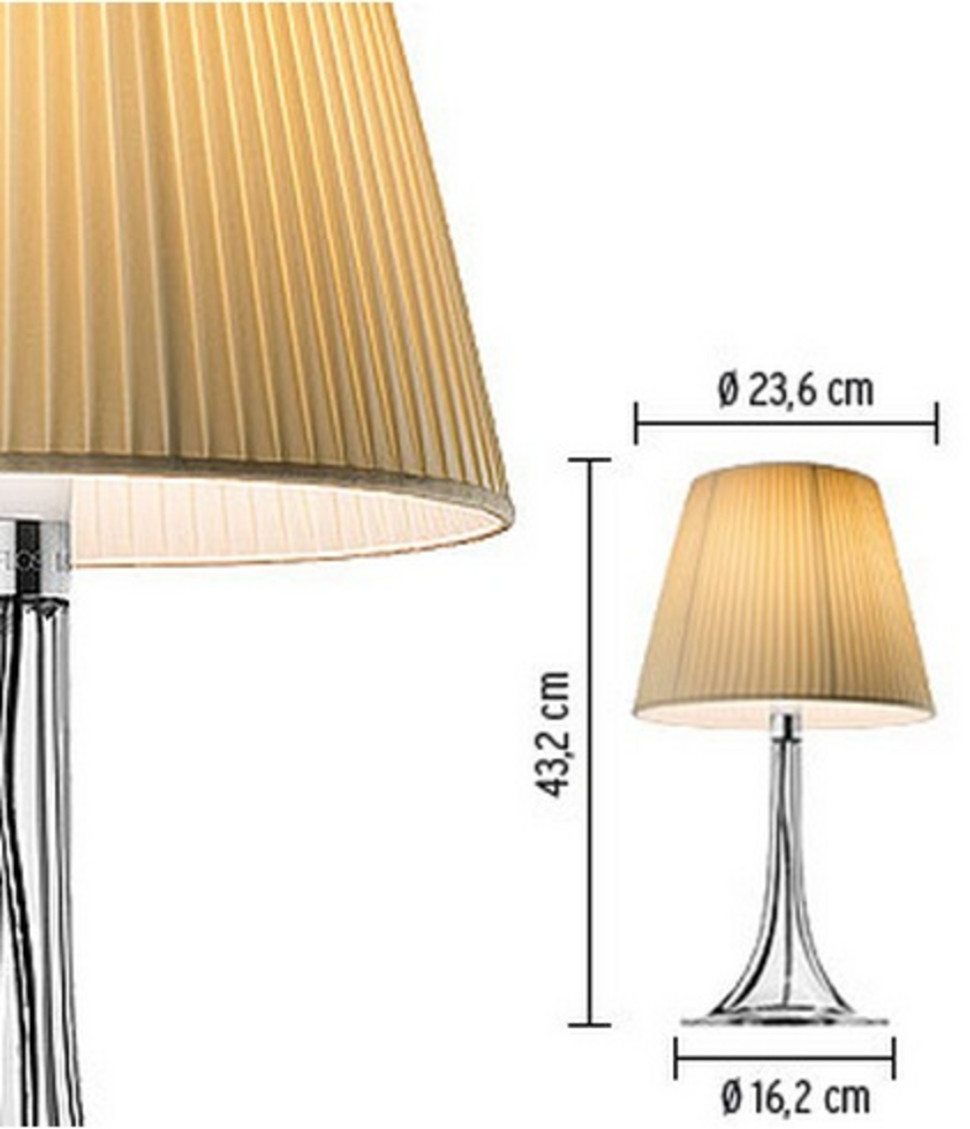 Miss K Table Lamp Silk Soft - Flos