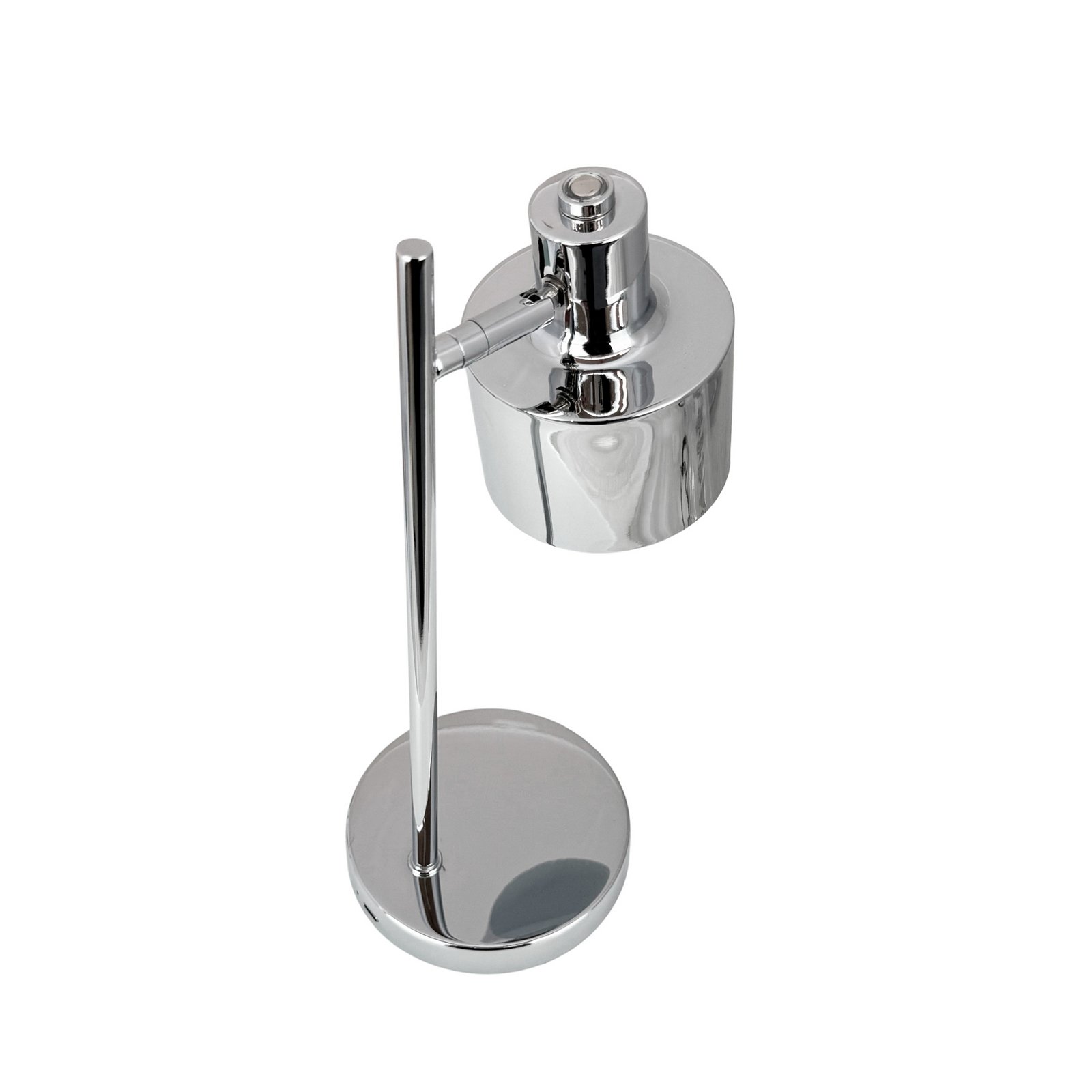 Ocean Mini LED-tafellamp op batterijen, chroom - Dyberg Larsen