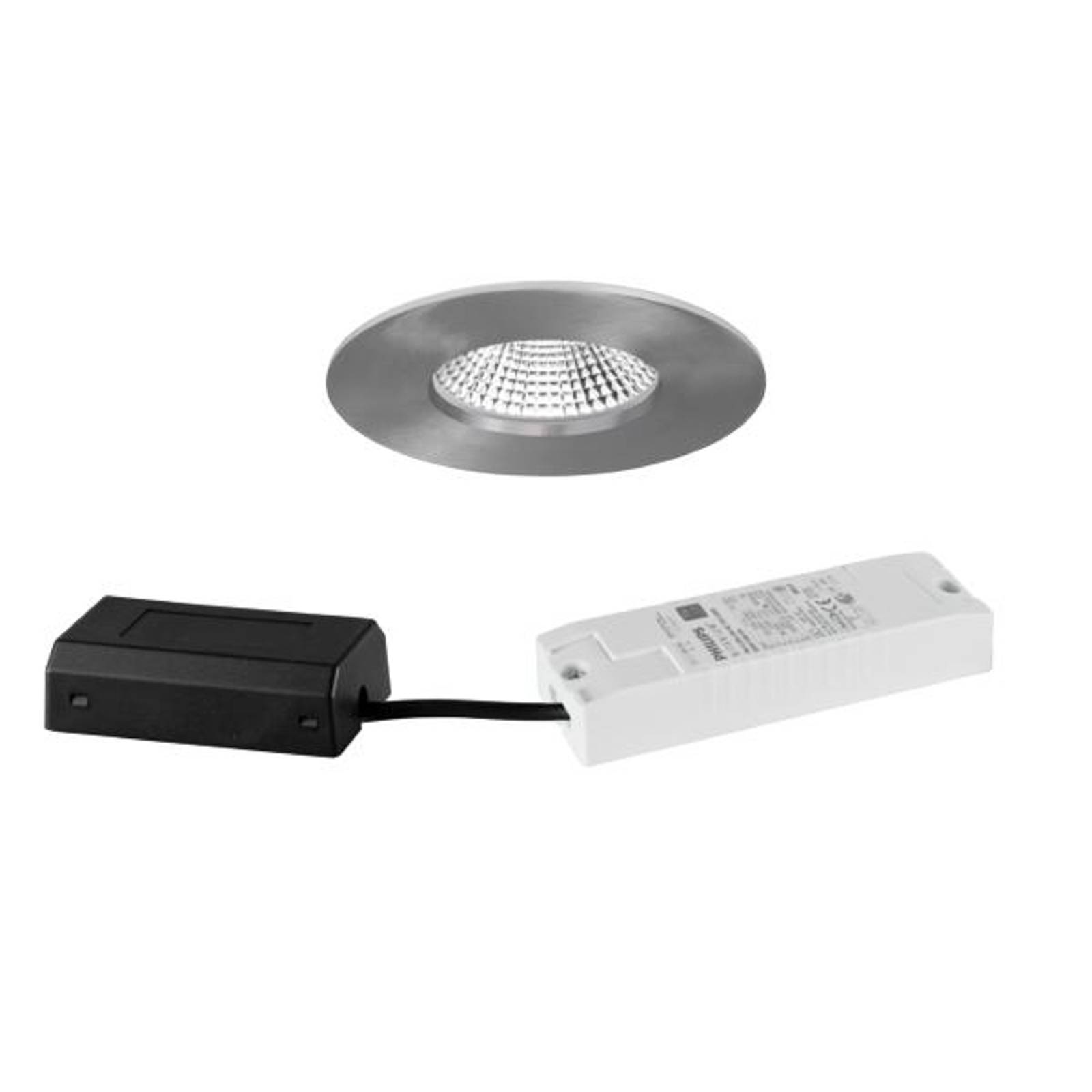 BRUMBERG BB20 Einbau IP65 DALI Anschl.-box nickel