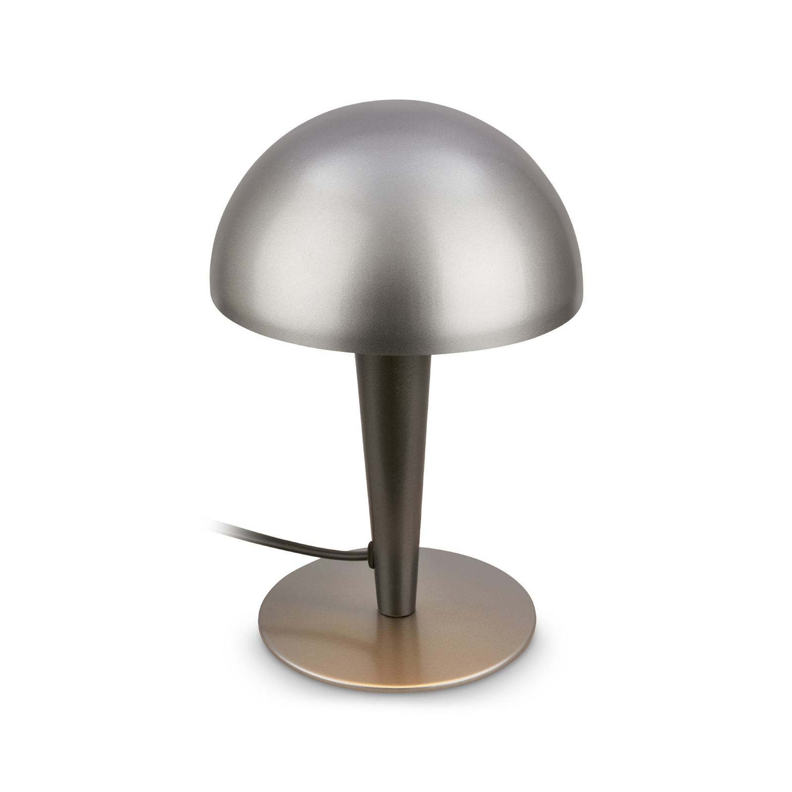 Lampă de masă Wanda, antracit/titan, E14, înălțime 23 cm, metal Lampă de masă Wanda, antracit/titan, E14, înălțime 23 cm, metal