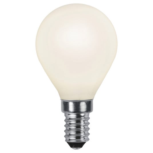 Ampoule goutte LED E14 2 700 K opale Ra90 3 W