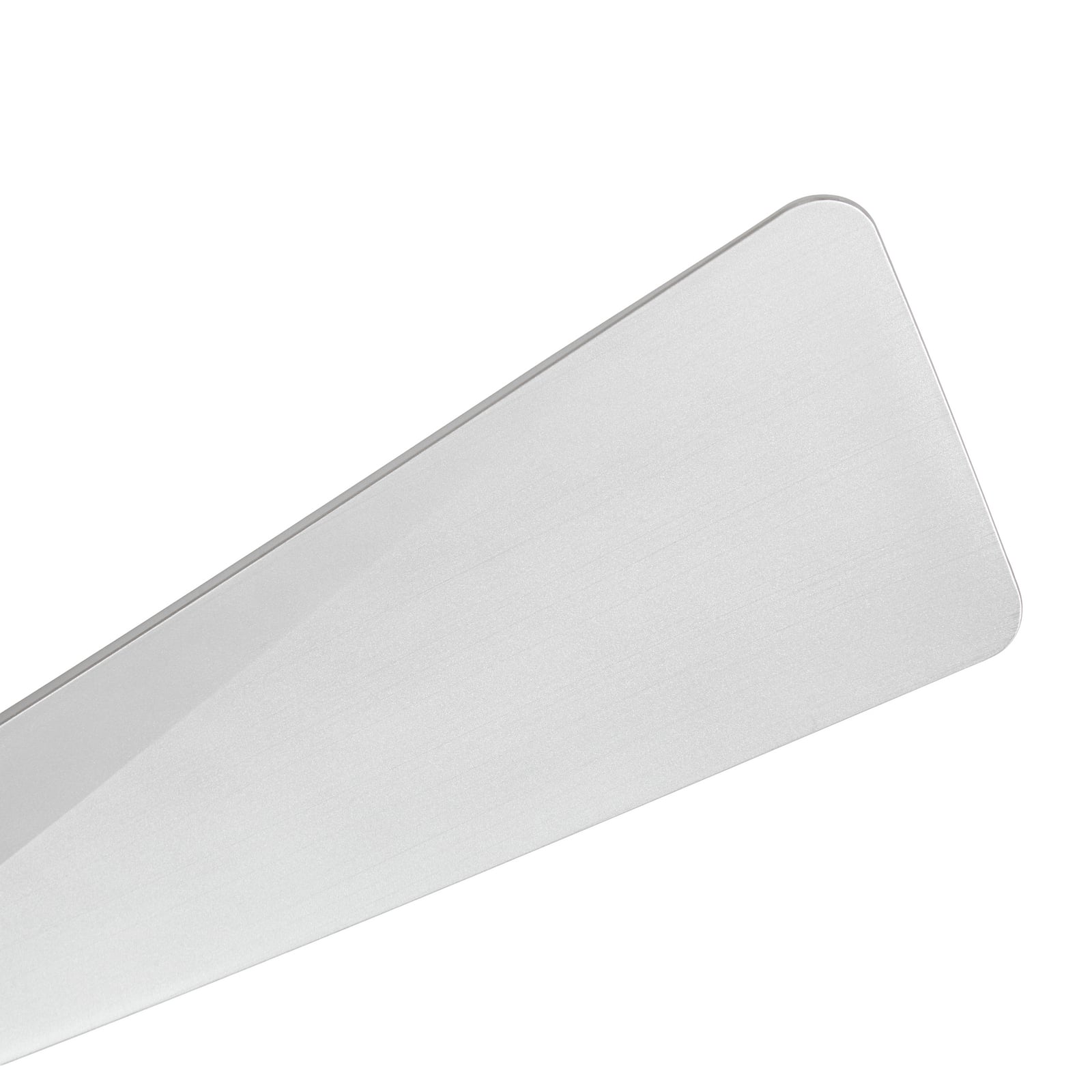 Ventilateur de plafond Lucande Ventoro, Ø 132 cm, argent, métal
