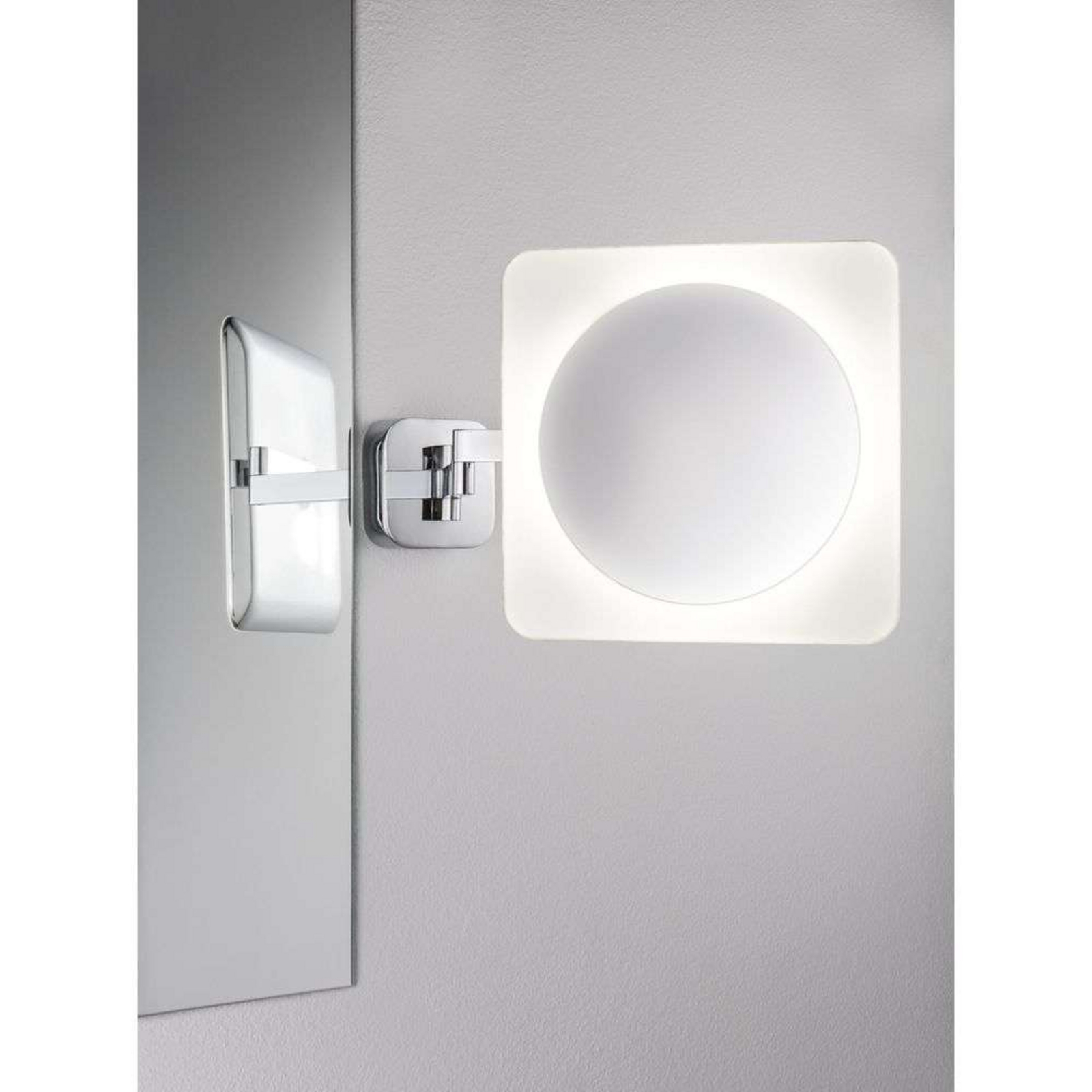 Bela LED Vanity Zrcadlo w/Lampy IP44 Chrom/Bílá/Zrcadlo - Paulmann