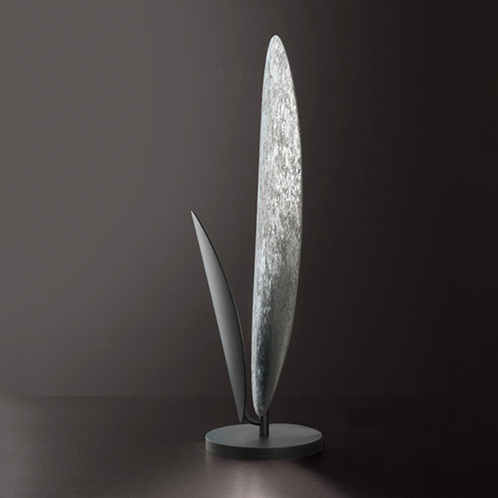 ICONE Masai bordlampe 927 højde 74cm sølv/jern