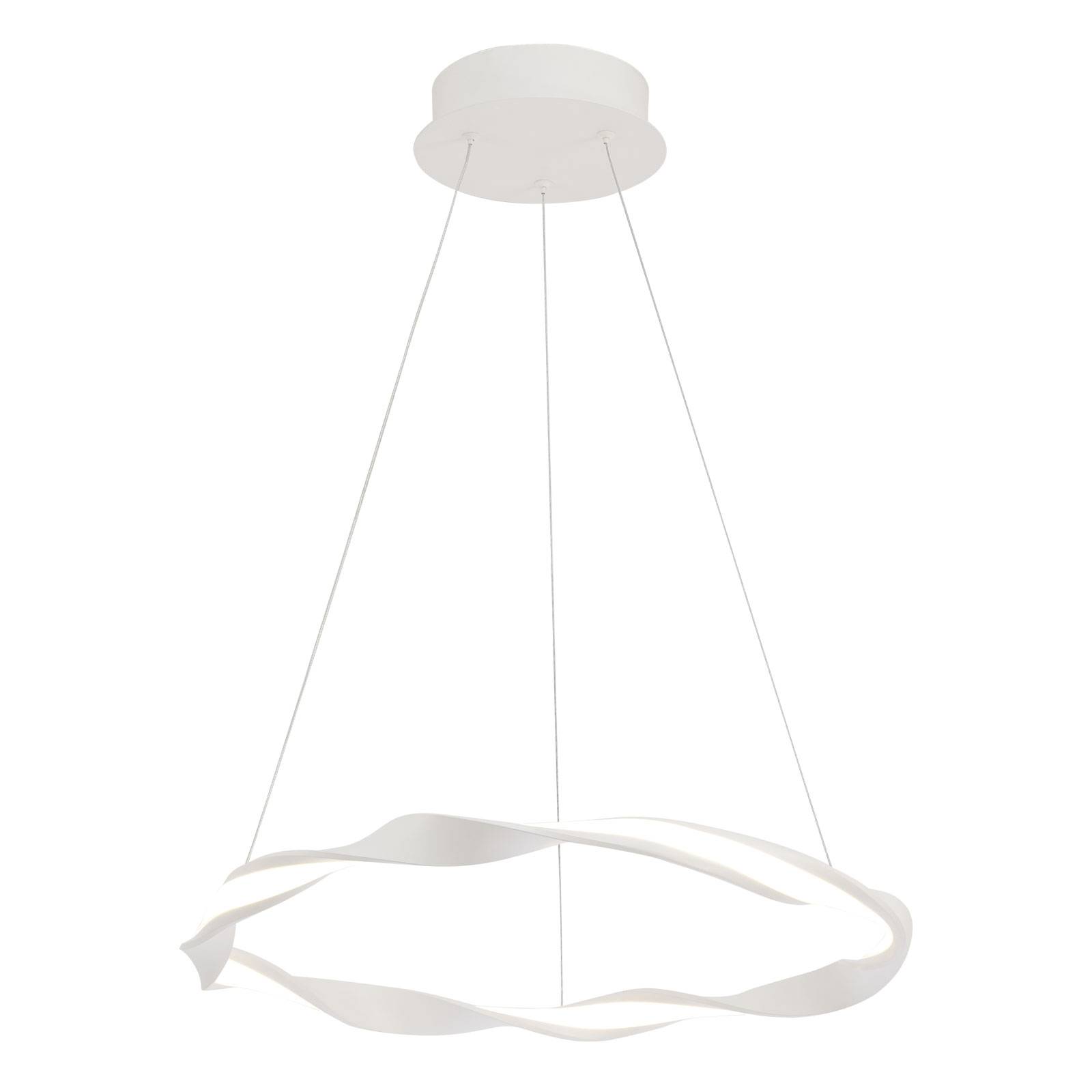 LED-Hängeleuchte Madagascar, sandweiß, Ø 51 cm
