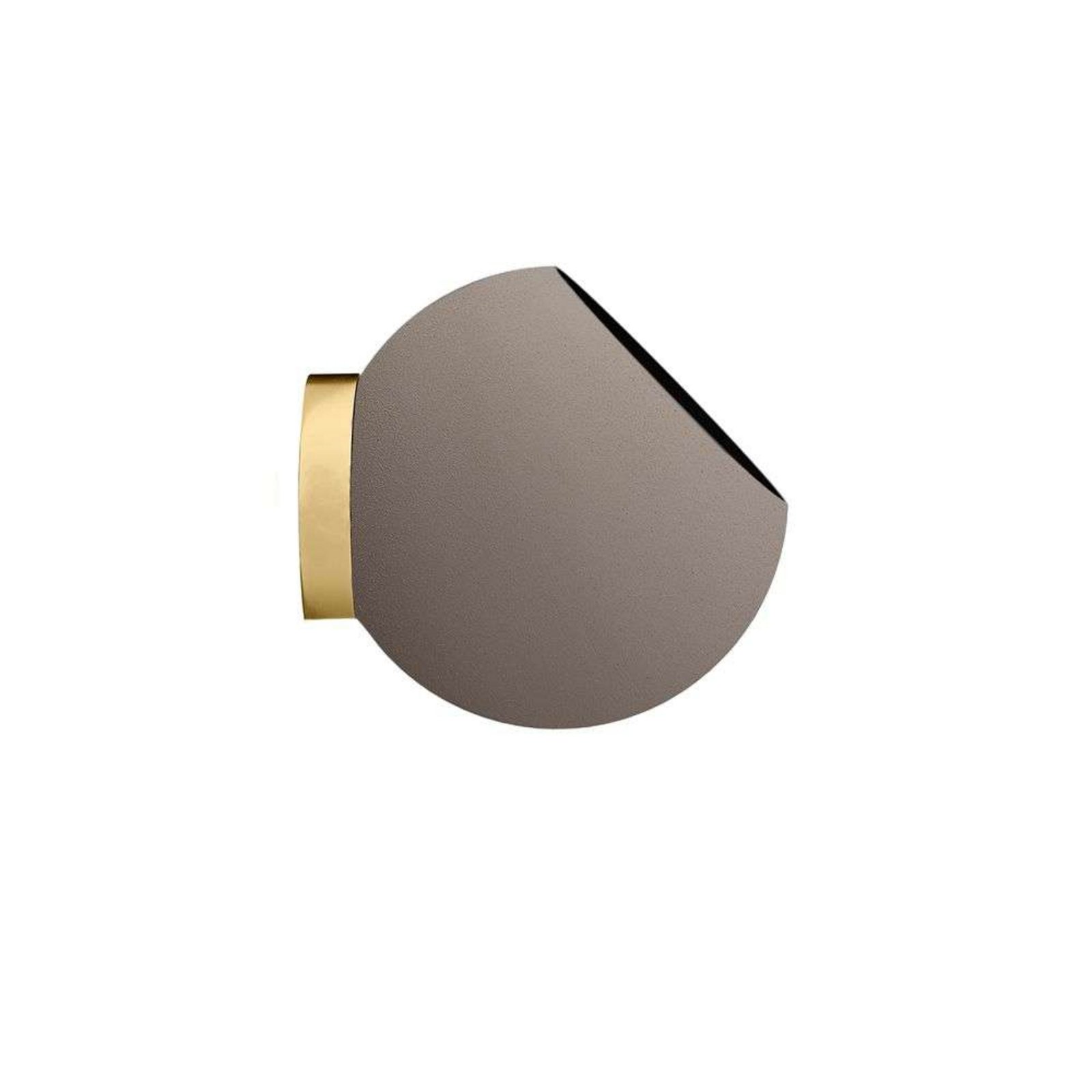 Globe Wall Kvetináč s Rastlinou Ø17xH15,4 Taupe/Gold - AYTM