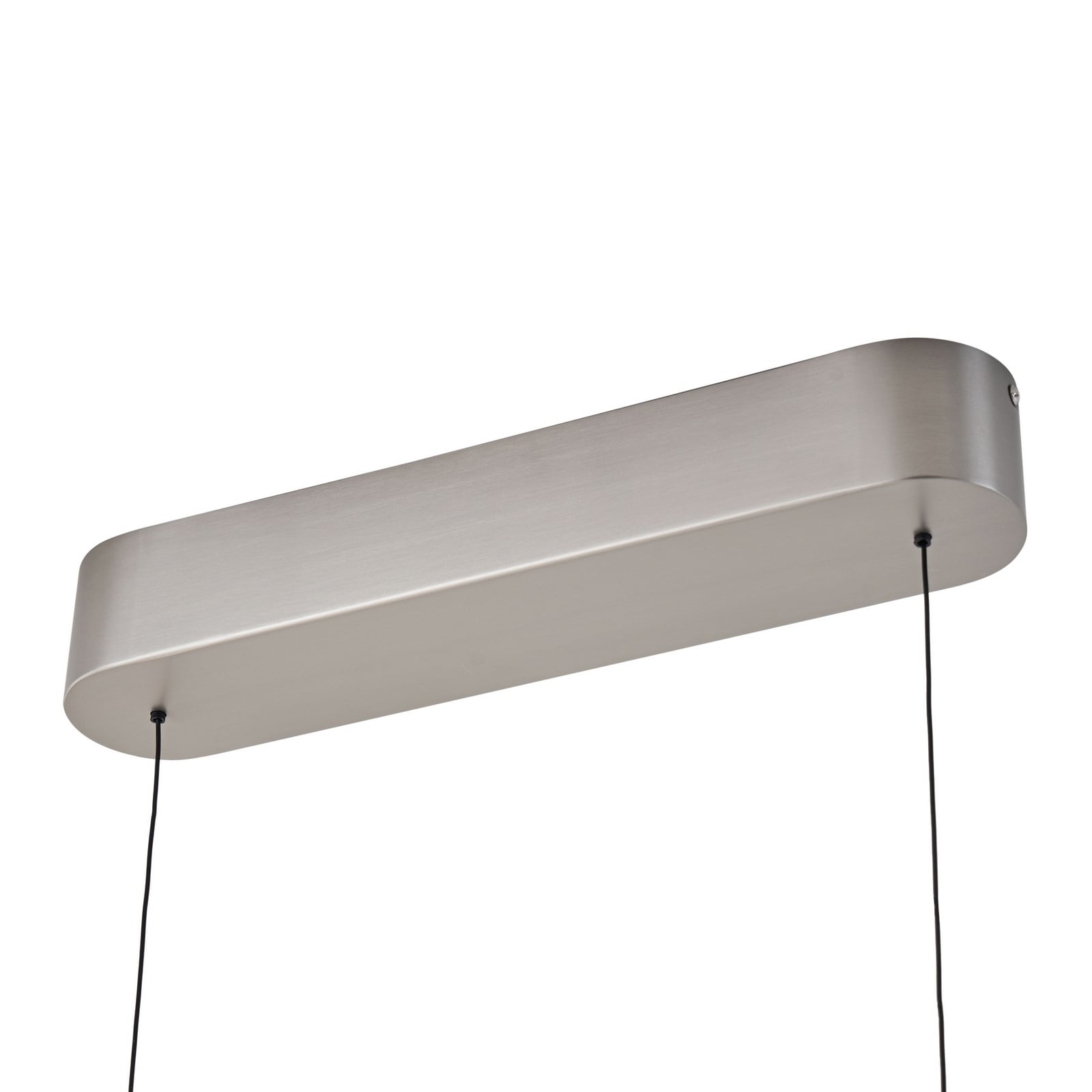 Solvar LED závěsné světlo, stříbrné, 117 cm, CCT, stmívatelné - Lucande