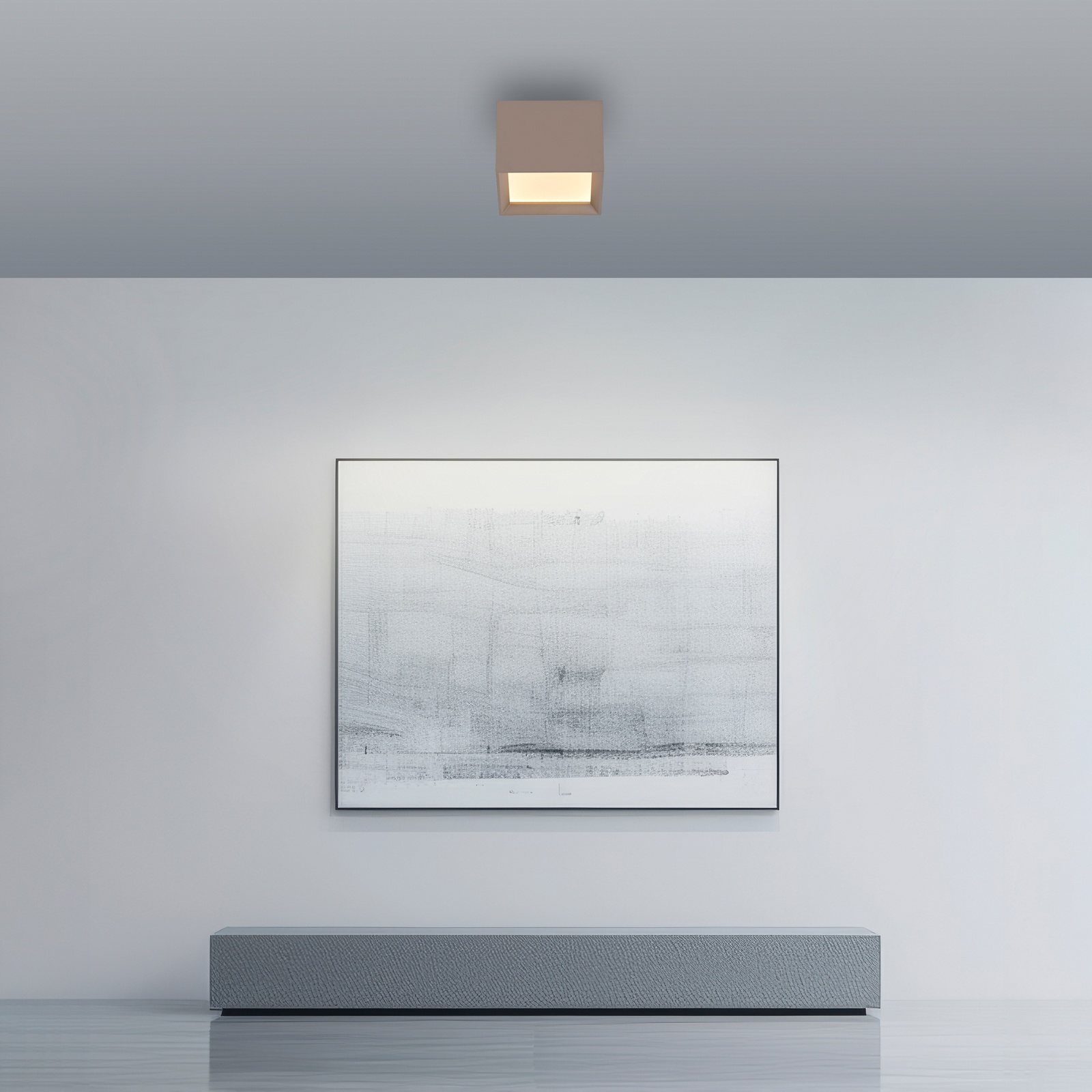 LED-stropna svetilka PURE Manhatten, bronasta, 1-žarilna, CCT