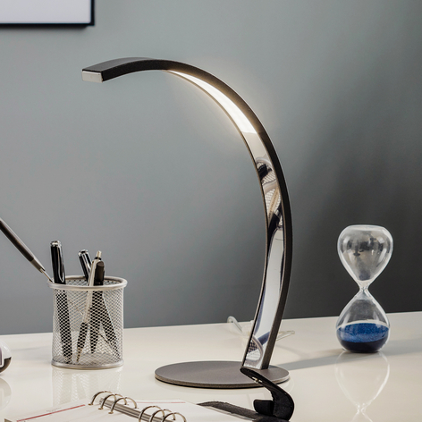 LED tafellamp Largo hoogte 36 cm mat grijs