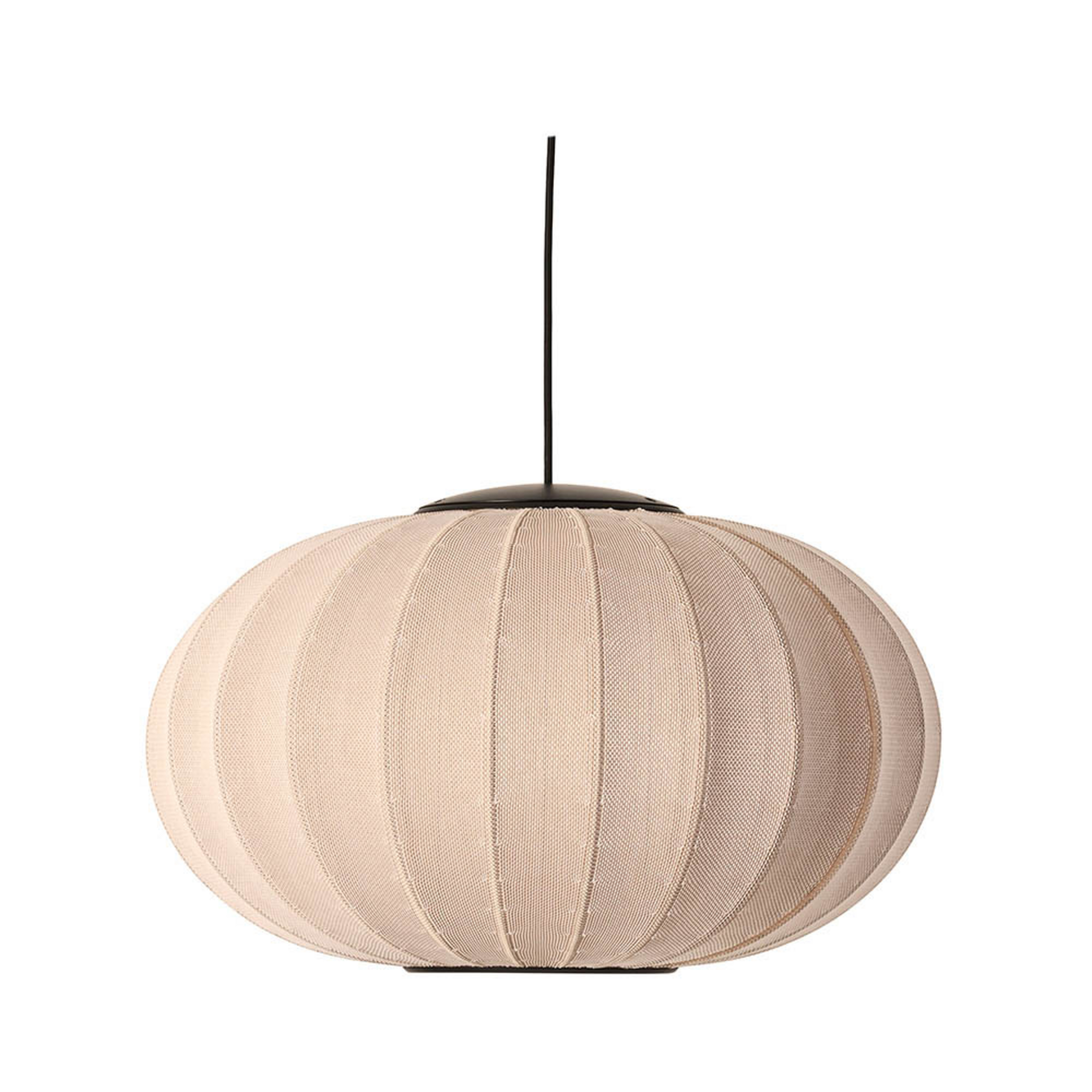 Knit-Wit 57 Oval LED Suspension Sable Stone - Made By Hand