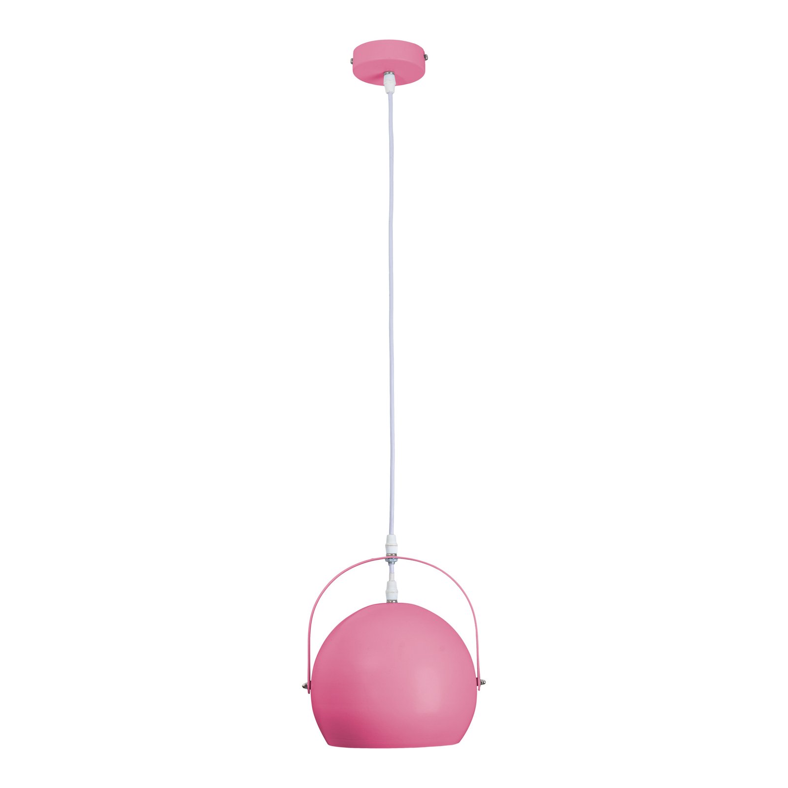 Hanglamp Colorado met ronde kap, pink