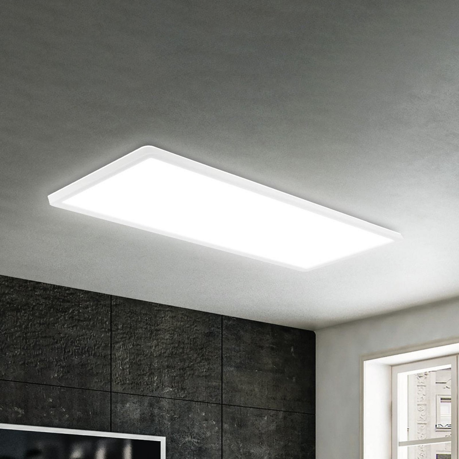 Panel LED de superficie Slim 58x20cm on/off 4.000K blanco