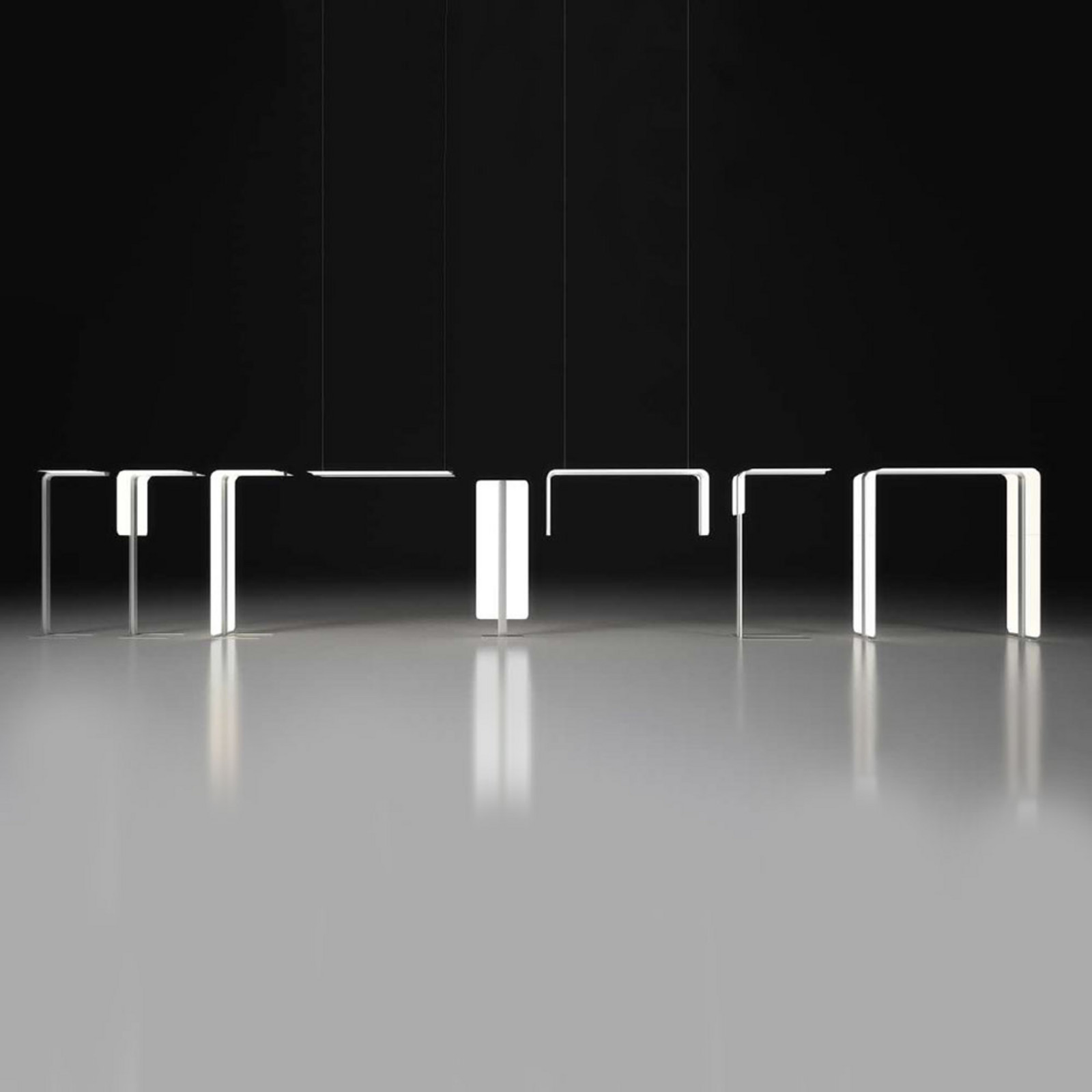 Tecnolight Lampadar LED eva place 1D2E RAL 9016 alb - Studiu / Birou - Metal