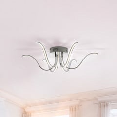 LED laevalgusti Valerie 6-valgusti Ø67cm terasest