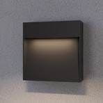 Lucande Noreia outdoor wall lamp, 13 cm, anthracite, IP65, G9