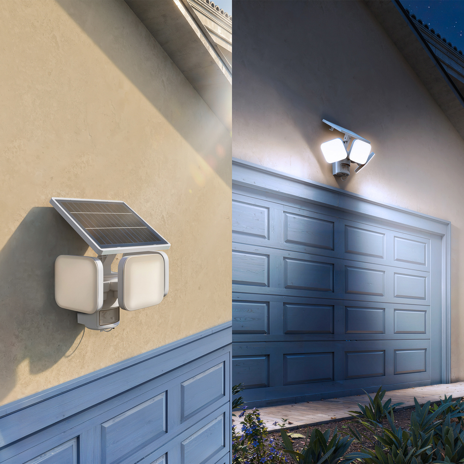 Philips LED-sončna svetilka Zyren, bela, 5.000 K, senzor, IP65 Philips LED-sončna svetilka Zyren, bela, 5.000 K, senzor, IP65