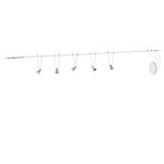Marno 5 Wire Spot/Plafonnier Chrome/Silver - Lindby