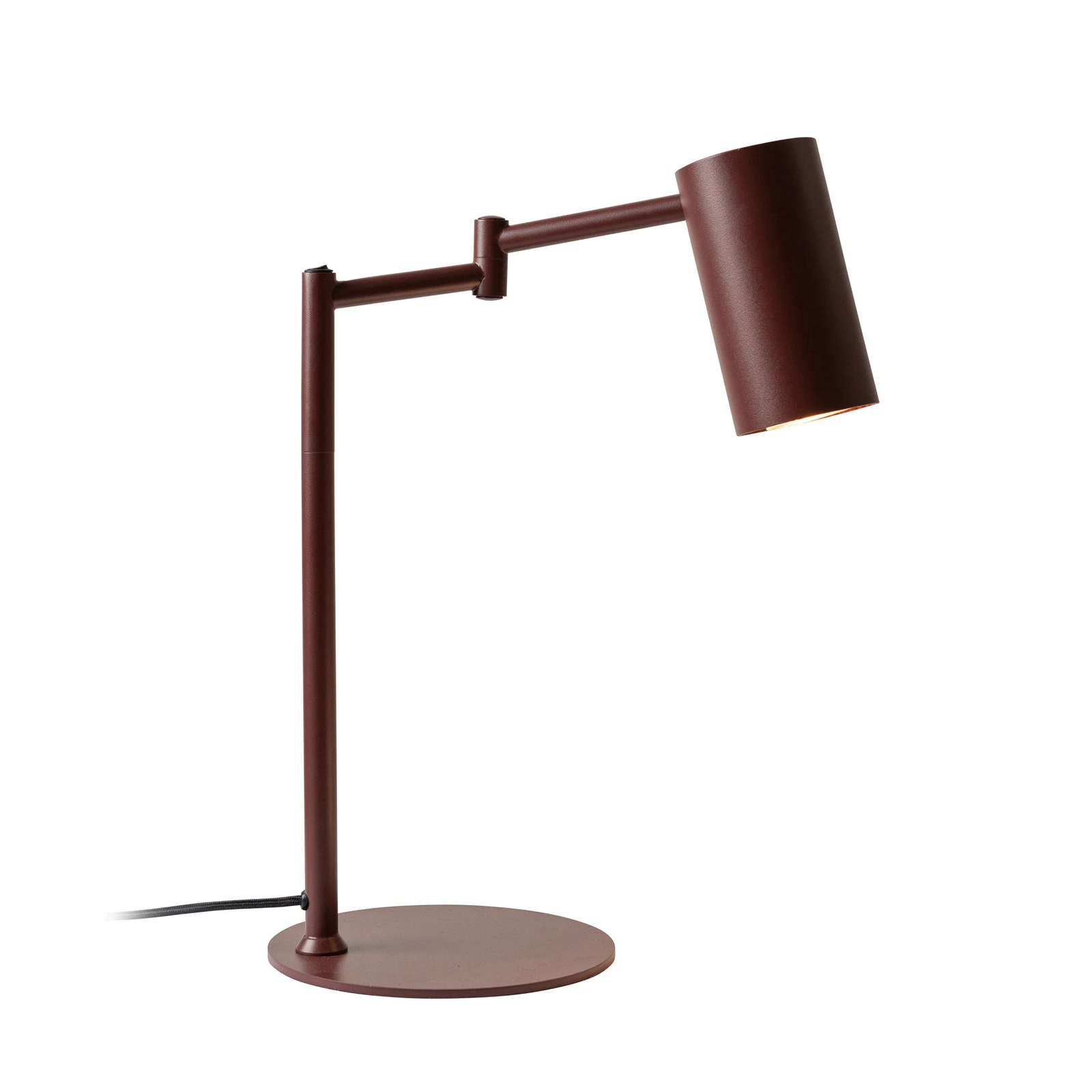 It's about RoMi galda lampa Bilbao, tumši sarkana, augstums 48 cm