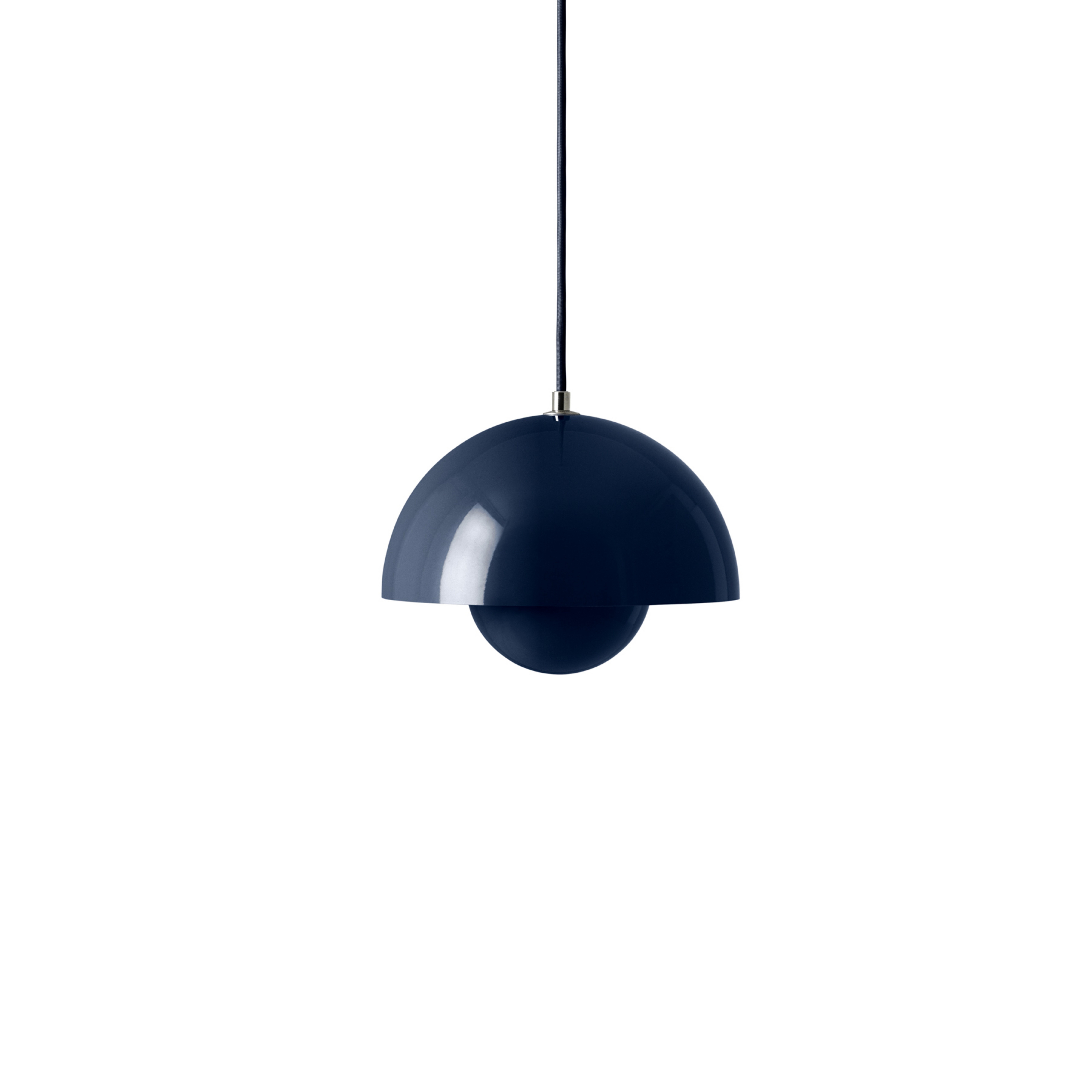 Flowerpot VP1 hanglamp, Ø 23 cm, staalblauw - &TRADITION
