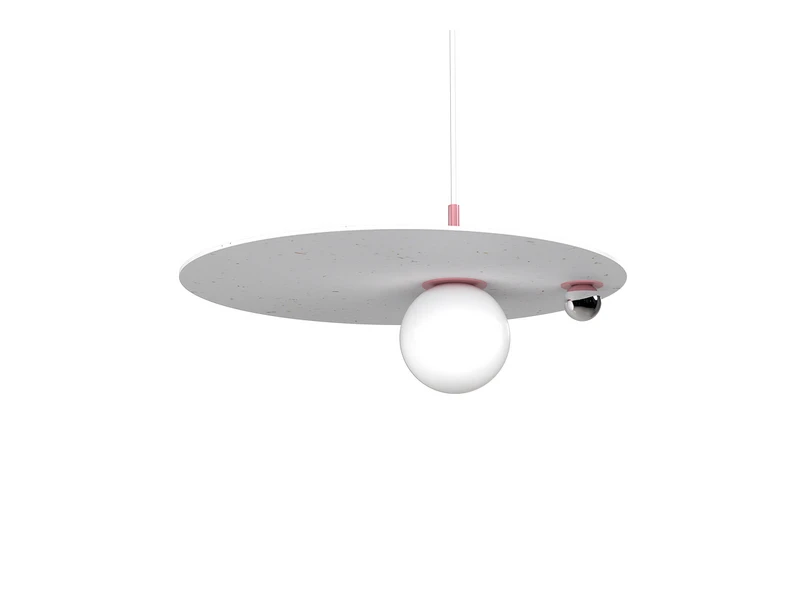 Swedish Ninja - Pluto Big Pendant Bubblegum Pink